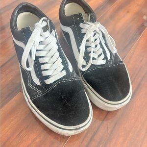 Vans Classic Black and White Women's Sneakers